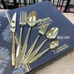 Acar 72 Parça Kaşık Çatal Bıçak Takımı Gold