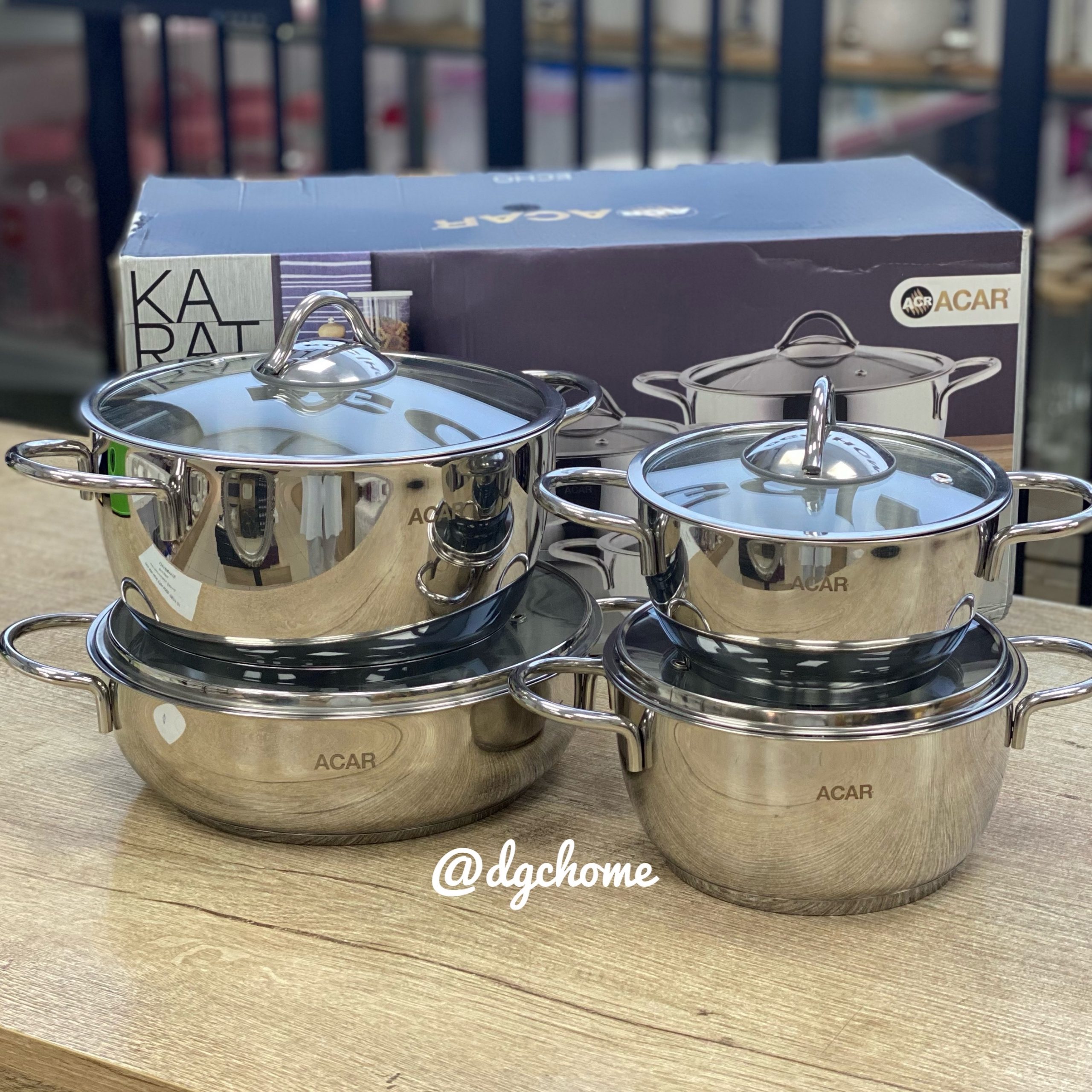 FullSizeRender Acar ECho 4 Lü Çelik Tencere Seti - Görsel 1