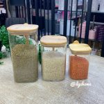 3 Lü Kaşıklı Boraslikat Cam Kavanoz - Görsel 2