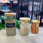 3 Lü Kaşıklı Boraslikat Cam Kavanoz - Görsel 3