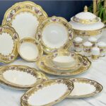 Queen Victoria 60 Parça Bone China Yemek Takımı Macbeth - Görsel 2