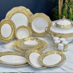 Queen Victoria 60 Parça Bone China Yemek Takımı Elizabeth - Görsel 2