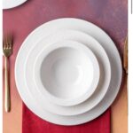 Acar Mat 24 Parça Porselen Yemek Takımı