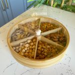 Bambu Bölmeli Yuvarlak İkramlık - Görsel 2