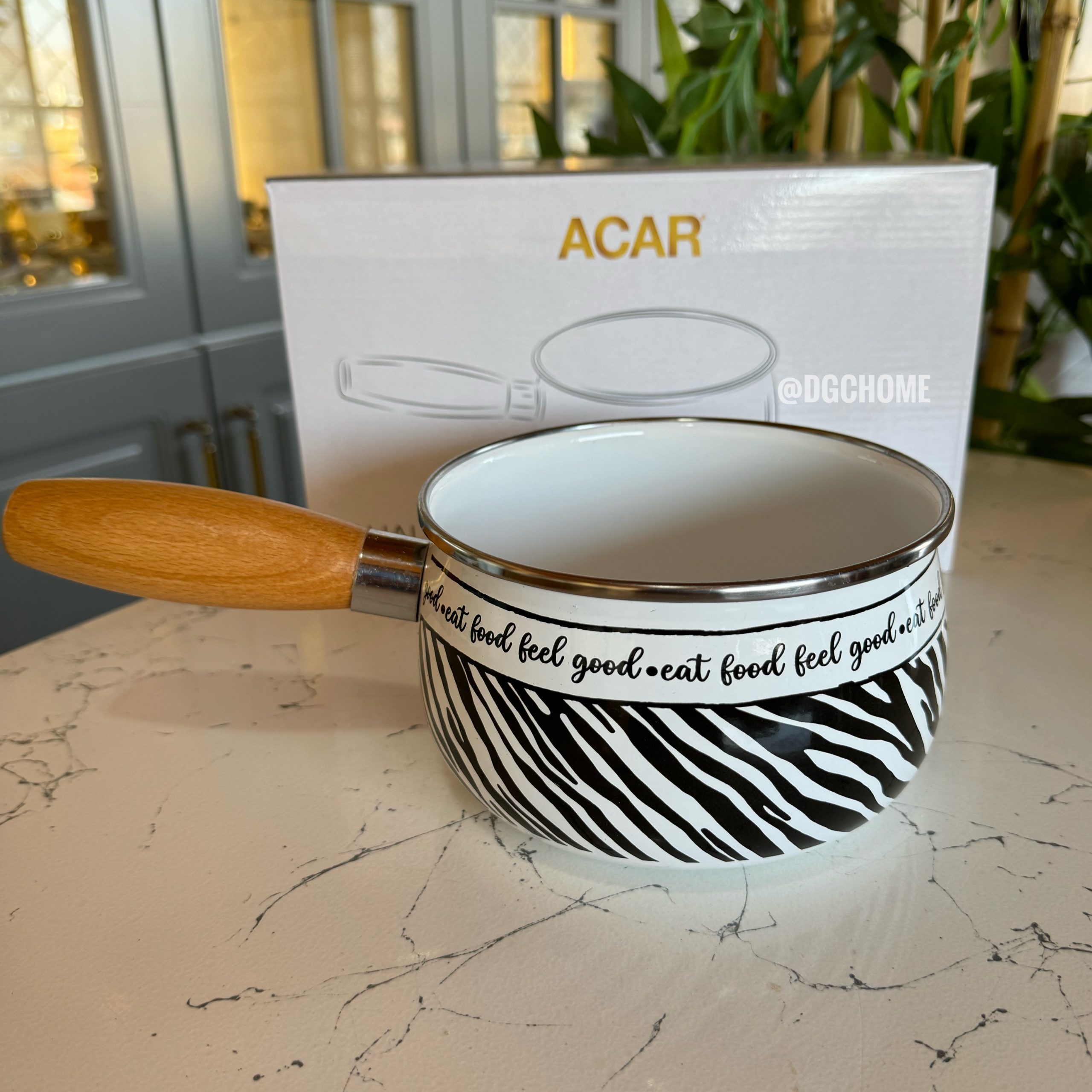 IMG_0368 Zebra Desen 16 Cm Sos Tenceresi - Görsel 1