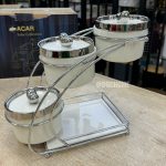 Felix Collection Standlı İkramlık Gümüş