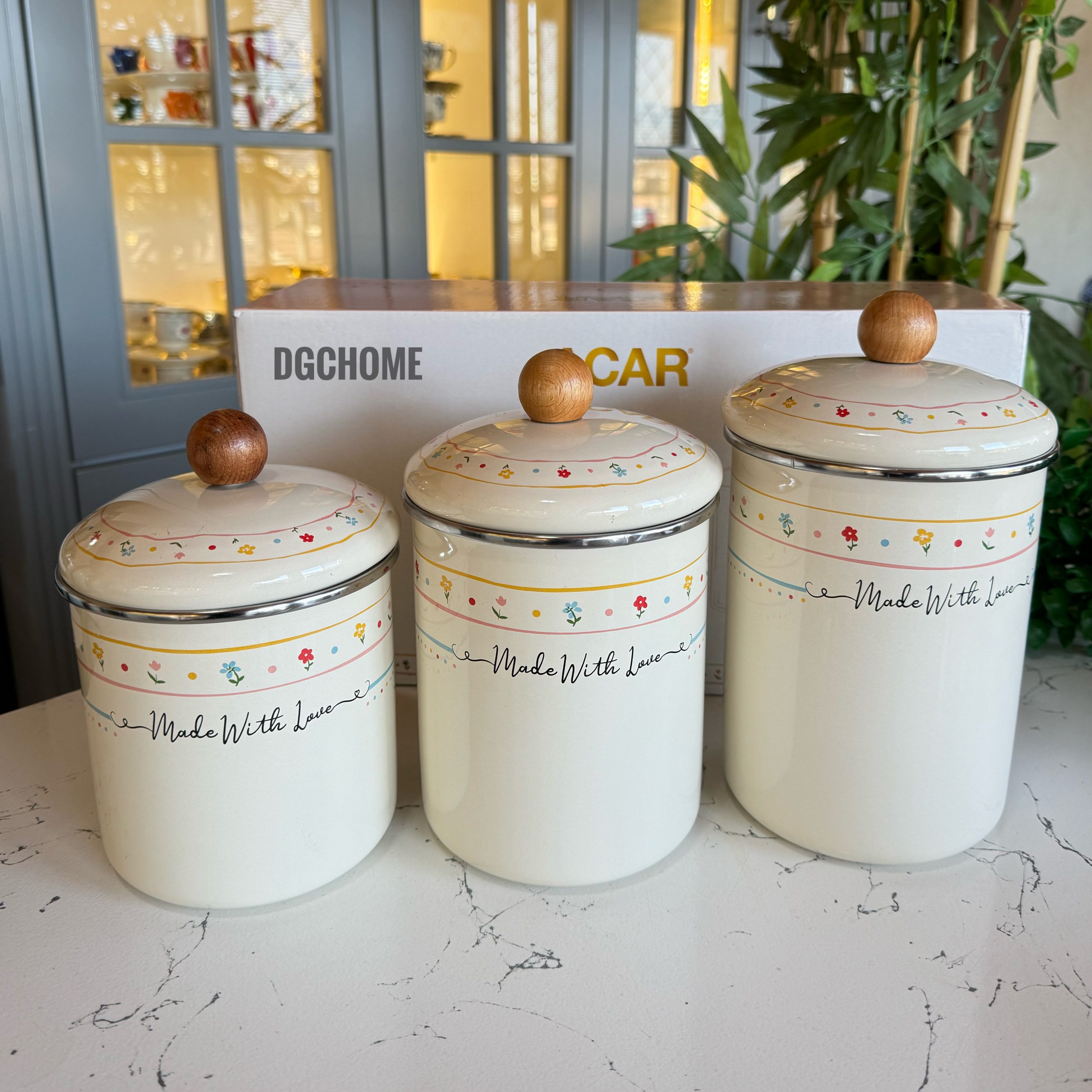 IMG_5806 With Love 6 Parça Kavanoz Seti - Görsel 1