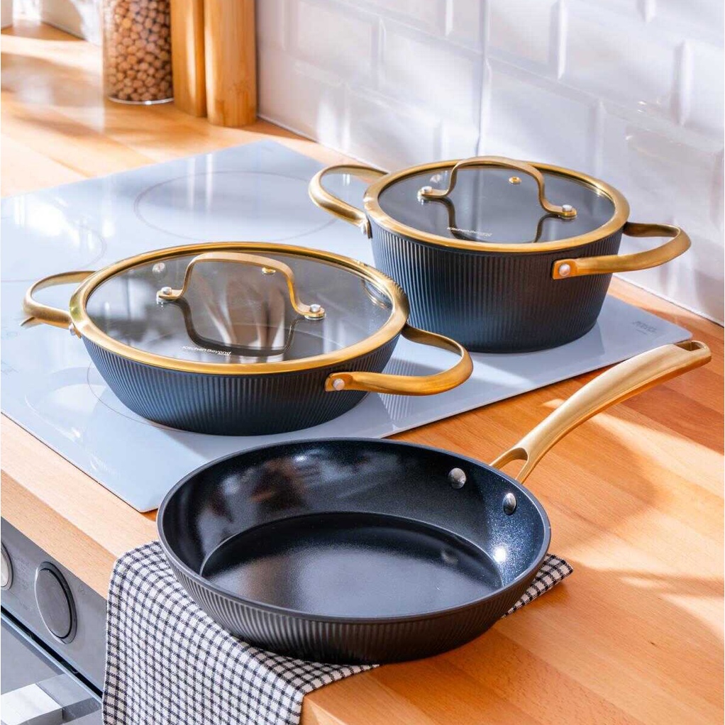 Screenshot Ultimate Pro 5 Parça Tencere Seti - Siyah - Görsel 1