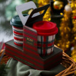 Santa 2 Kişilik Kapaklı Kupa Seti - 385 ml