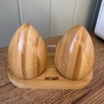 Bambu 2 Li Standlı Tuzluk Karabiberlik