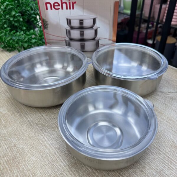 Nehir Çelik 6 Parça Saklama Kabı