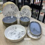 Siyah 27 Parça Yemek Takımı