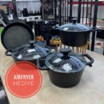 Acar Döküm Granit Tencere Seti (Airfryer Hediye)