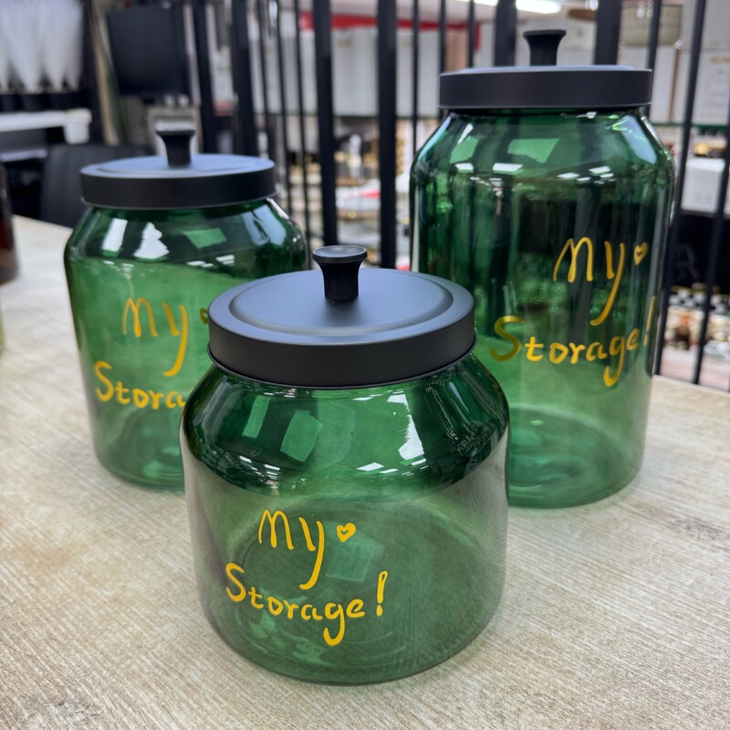 IMG_3979 Metal Kapaklı Kavanoz Seti Zümrüt - Görsel 1