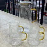 5 Parça Boraslikat Cam Sürahi Seti