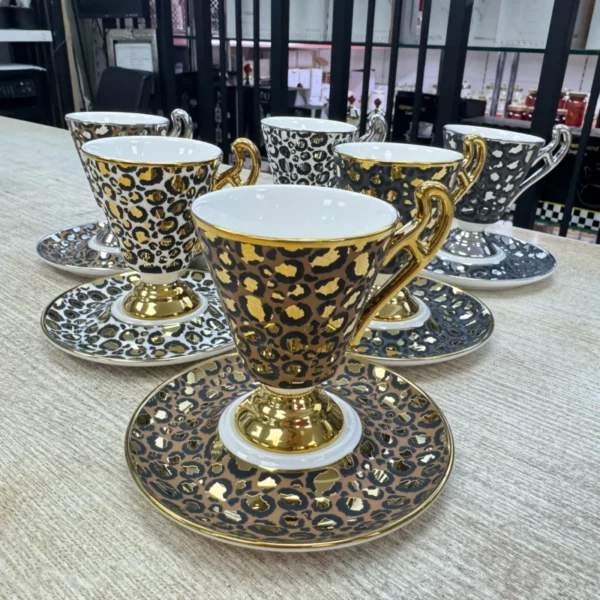 Taliana 6 Kişilik Türk Kahvesi Fincanı