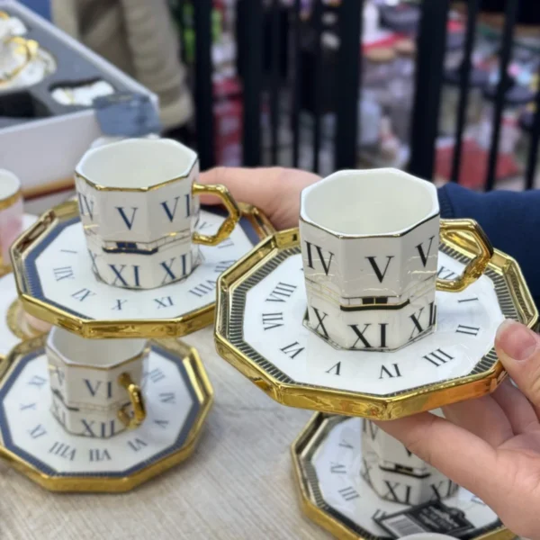 LADUREE 6 kişilik Türk kahvesi fincanı