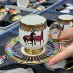 Wilshire 6 Kişilik Türk Kahvesi Fincanı Siyah